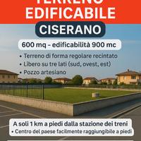 Terreno edificabile 600 mq 900 mc