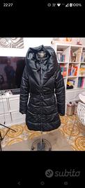 Giacca lunga marchiata Moncler 