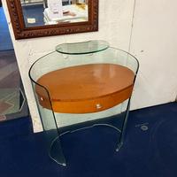 Mobile da ingresso in vetro con cassetto