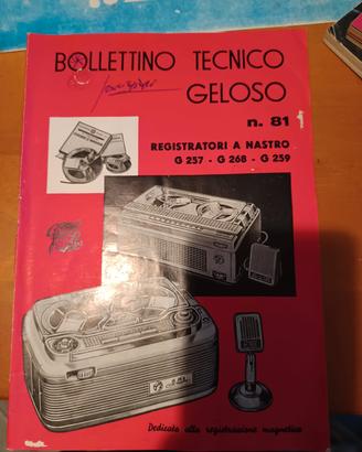 bollettino tecnico Geloso