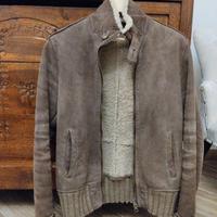 Giacca giubbotto montone Shearling marrone