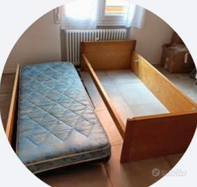 Letto singolo, con secondo letto estraibile