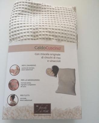 caldo cuscino fiocchi di riso