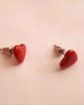 Orecchini a forma di cuore