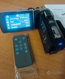 Videocamera 4k con accessori nuova