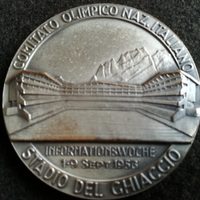 MEDAGLIE INAUGURAZIONE STADIO DI ROMA e CORTINA