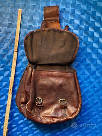 Bisaccia sella vintage vera pelle – Stile Western