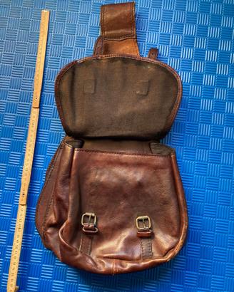 Bisaccia sella vintage vera pelle – Stile Western
