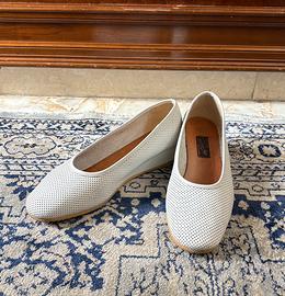 Ballerine/Slingback in Vero cuoio vintage