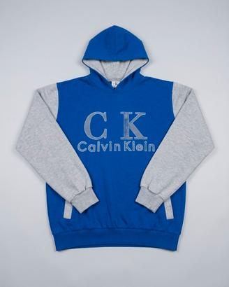 Felpa con cappuccio Calvin Klein Jeans Blu TG L