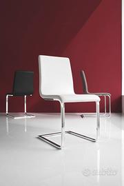 1 Sedia G1283 Jane O&G Connubia Calligaris Bianca