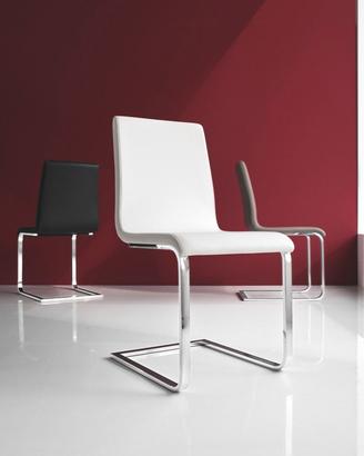 1 Sedia G1283 Jane O&G Connubia Calligaris Bianca