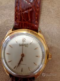Orologio Eberhard placcato oro anni 60