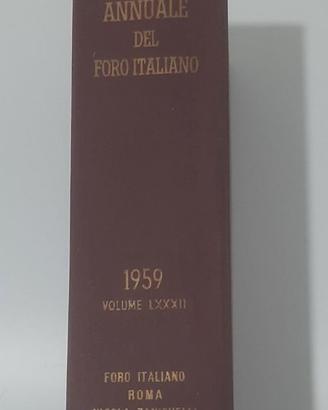 Repertorio generale annuale del foro italiano 1959