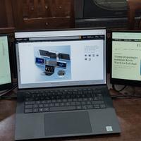 S3 Laptop Screen Extender, 14'' Triple Portable Mo