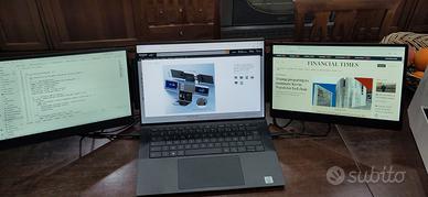 S3 Laptop Screen Extender, 14'' Triple Portable Mo