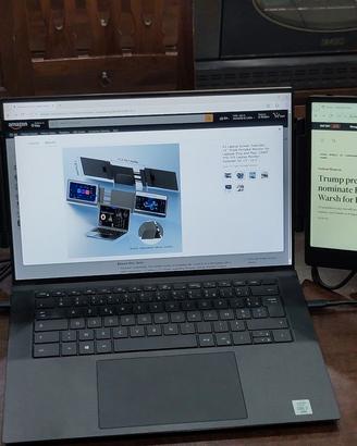 S3 Laptop Screen Extender, 14'' Triple Portable Mo