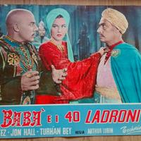 ALI' BABA e i 40 Ladroni Locandina Film 1960