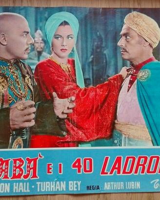 ALI' BABA e i 40 Ladroni Locandina Film 1960
