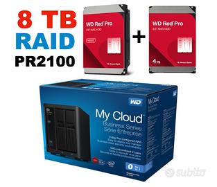 NAS WD 8TB My Cloud Pro PR2100 Nuovo RAID