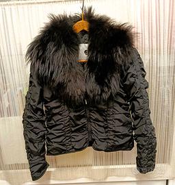 Piumino corto pelliccia