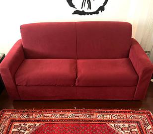 Divano letto artigianale con rete elettrosaldata