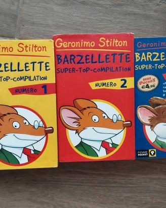 Lotto 3 libri Barzellette serie Geronimo Stilton