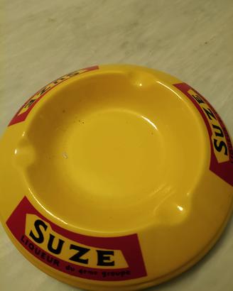 Posacenere vintage in ceramica gialla SUZE