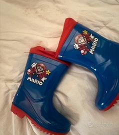 Stivaletti pioggia mario bross