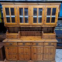 credenza 4 ante in legno massello