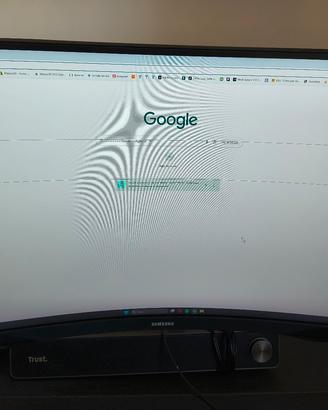 Monitor curvo Samsung g5 2k Con Difetto 