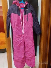 Tuta neve, guanti e scarponi bambina 