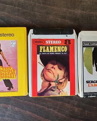 lotto 7 cassette stereo 8