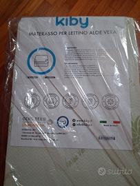 Materasso Lettino Neonato KIBY in Aloe Vera