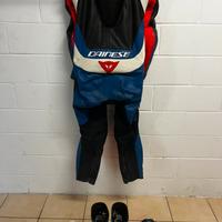 Tuta Intera Dainese/stivali/guanti