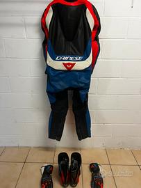 Tuta Intera Dainese/stivali/guanti