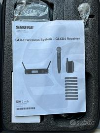 Sistema wireless SHURE GLXD4 + bodypack GLXD1