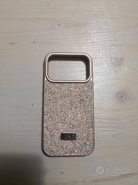 Cover iPhone 17 Pro con Slider Glitter