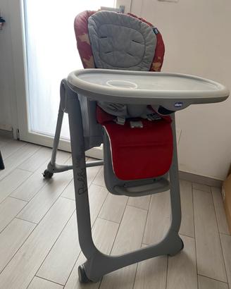 Seggiolone chicco pappa polly recrinabile