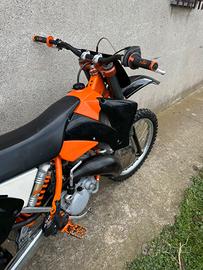 KTM EXC 125 targato omologato motard