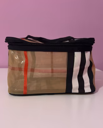 borsa beauty case burberry