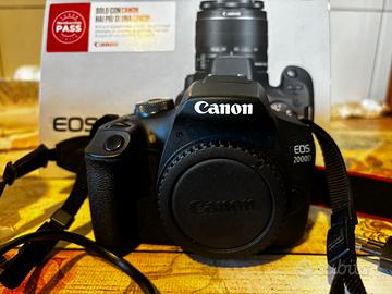 Canon EOS 2000d + obiettivo Canon ultrasonic 28-20