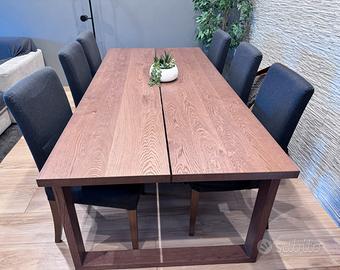 Tavolo Ikea Morbylanga con 6 sedie Bergmund