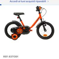 BICI 14 POLLICI 3-5 ANNI 500 ROBOT B'TWIN
