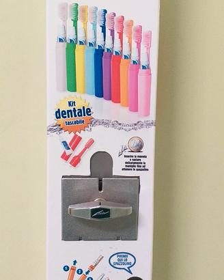 distributore spazzolini e dentifricio  da denti