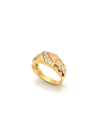 Anello tre ori uomo