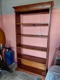 ANTICA LIBRERIA IN LEGNO MASSELLO 