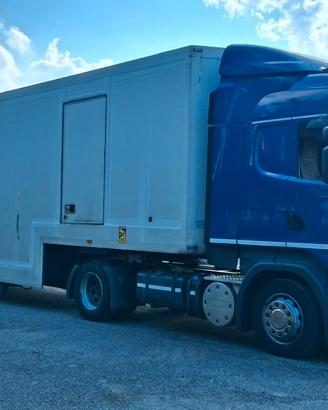 SCANIA R420 + SEMIRIMORCHIO KRONE