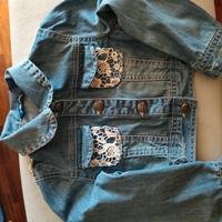 Giubbino jeans bambina