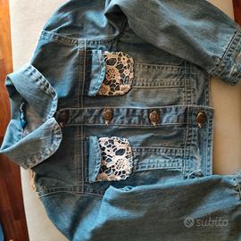 Giubbino jeans bambina